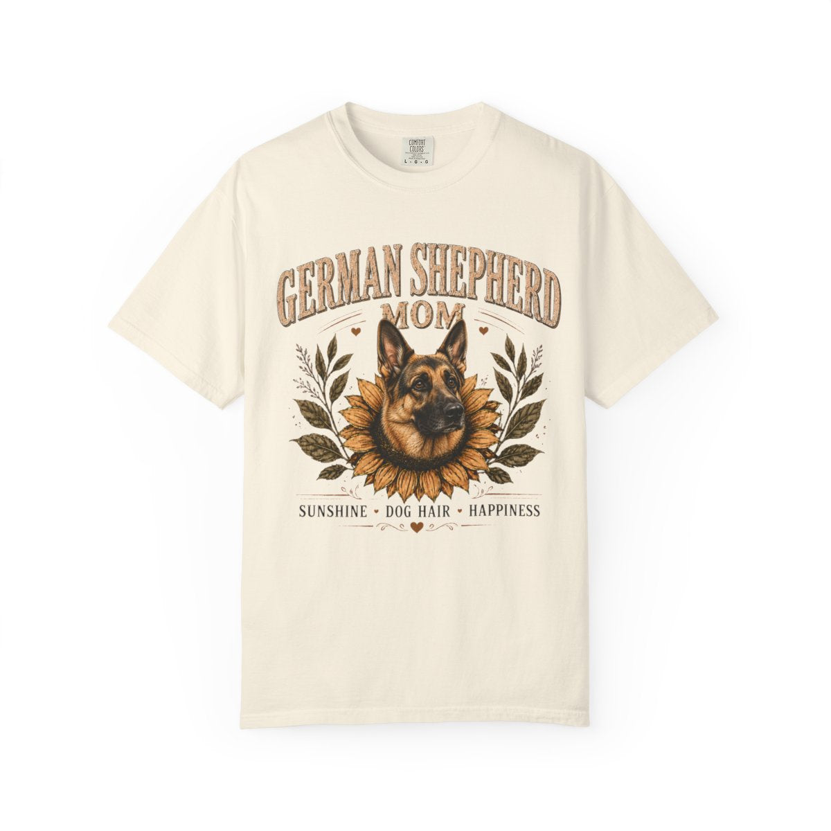 German Shepherd Mom Sunflower Shirt
