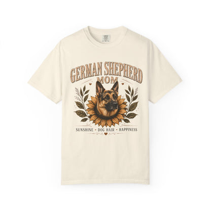 German Shepherd Mom Sunflower Shirt