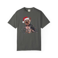 Load image into Gallery viewer, Yorkshire Terrier Christmas Lights Shirt, Festive Holiday Tee for Yorkie Fans
