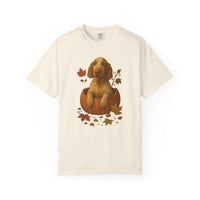 Load image into Gallery viewer, Bracco Italiano in Pumpkin Fall Shirt, Cute Autumn Dog Tee for Bracco Lovers
