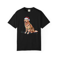 Load image into Gallery viewer, Christmas Golden Retriever Shirt, Christmas Lights Dog Shirt, Christmas Dog, Golden Retriever Mom, Gift for Dog Lover, Golden Retriever
