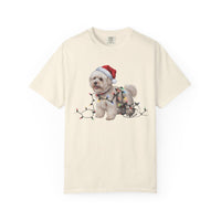 Load image into Gallery viewer, Bichon Frise Christmas Lights Shirt, Festive Holiday Tee for Fluffy Dog Lovers
