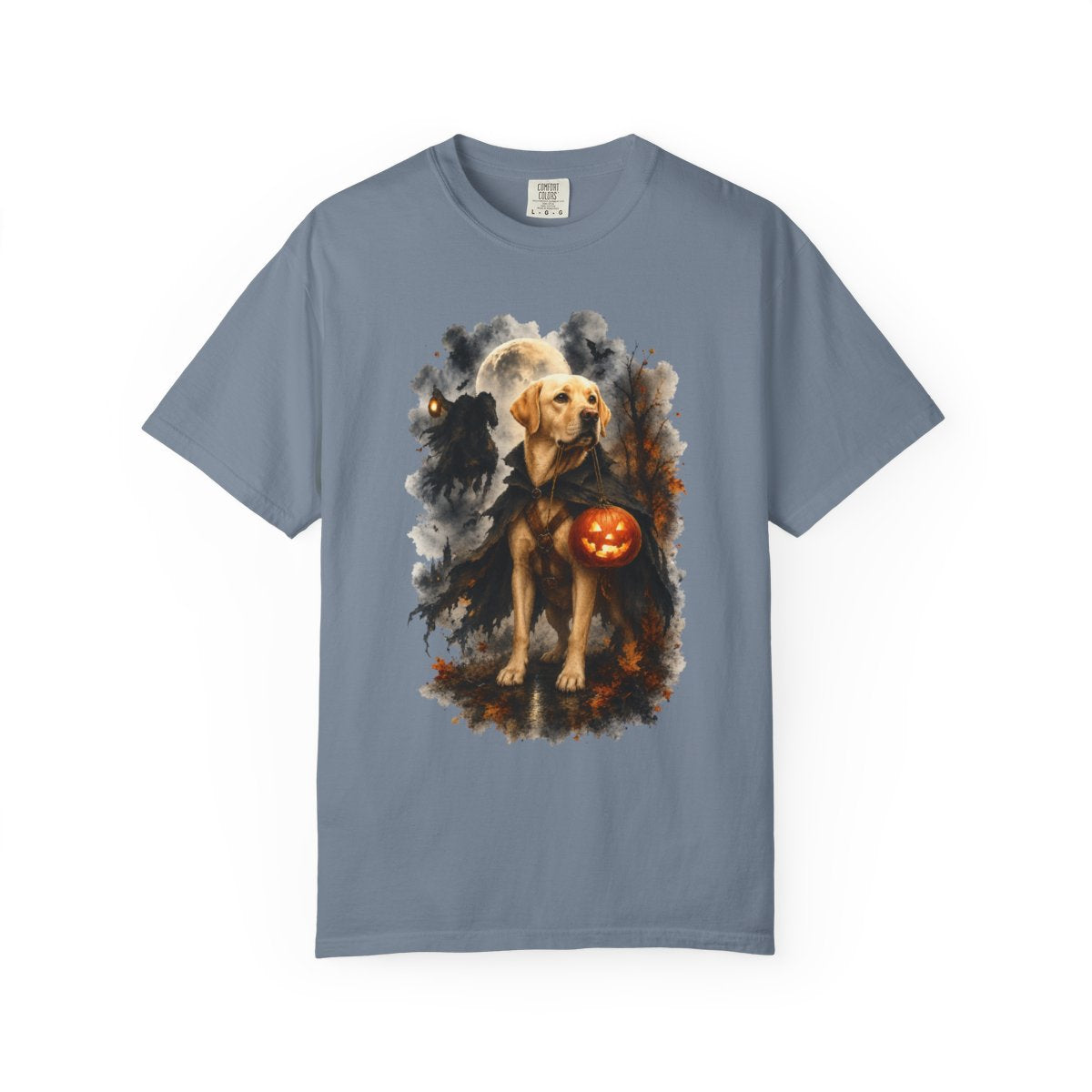 Yellow Lab Headless Horseman Inspired Halloween Comfort Colors Shirt