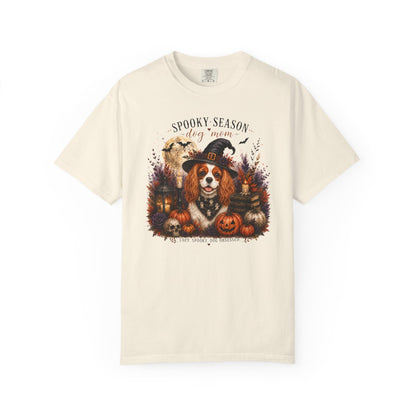 Blenheim Cavalier Spooky Season Dog Mom Halloween Shirt