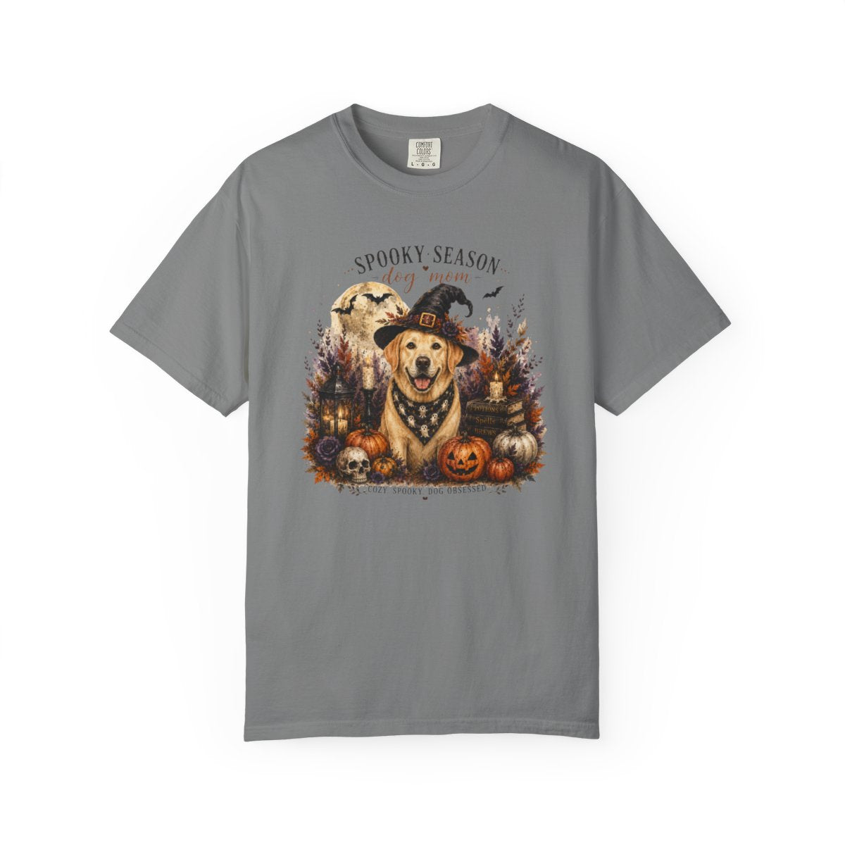 Yellow Lab Spooky Season Dog Mom Halloween Shirt