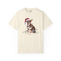 Load image into Gallery viewer, Christmas Chihuahua Shirt, Christmas Lights Dog Tee, Christmas Dog Tee, Chihuahua Mom Tshirt, Gift for Dog Lover, Chihuahua

