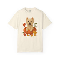 Load image into Gallery viewer, Westie Pumpkin Shirt, Cute Fall Dog Lover Tee Featuring West Highland White Terrier
