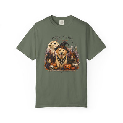 Yellow Lab Spooky Season Dog Mom Halloween Shirt