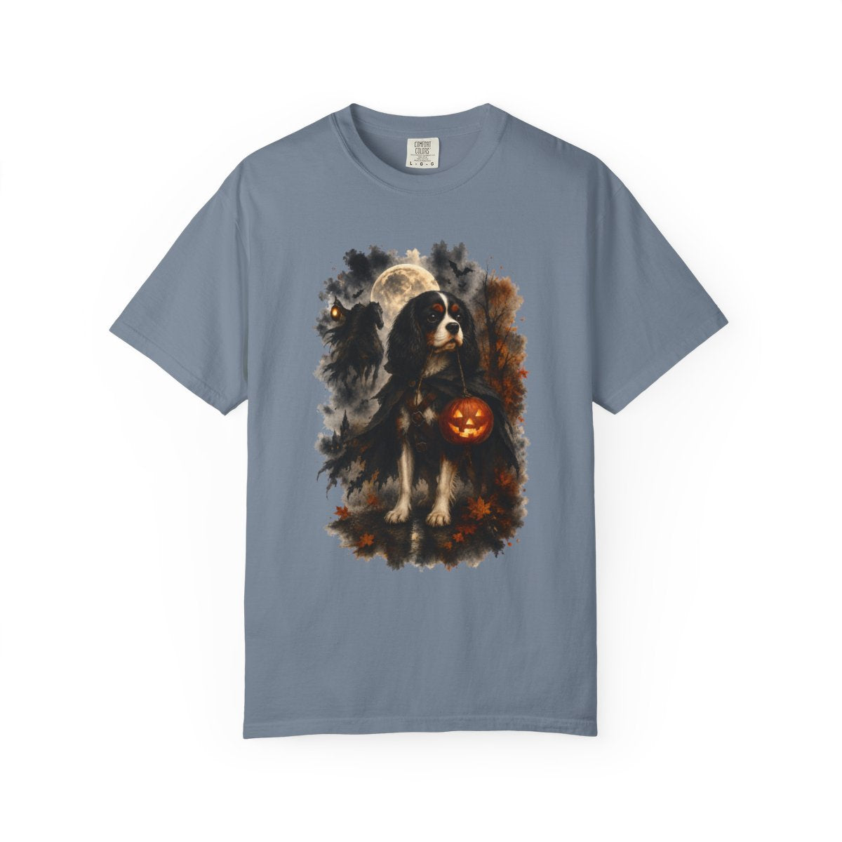 Tricolor Cavalier Headless Horseman Inspired Halloween Comfort Colors Shirt