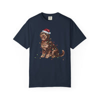 Load image into Gallery viewer, Portuguese Water Dog Christmas Lights Shirt, Festive Holiday Tee for Dog Lovers
