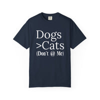 Load image into Gallery viewer, Dogs Are Greater Than Cats Shirt – Funny Dog Lover Tee for Pet Owners
