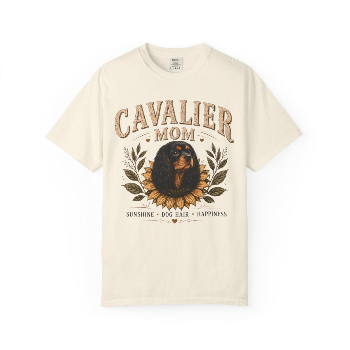 Black and Tan Cavalier Mom Shirt, Cavalier King Charles Spaniel Tee, Dog Lover Gift