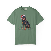 Load image into Gallery viewer, Christmas Rottweiler Shirt, Christmas Lights Dog Tee, Christmas Dog Tee, Rottweiler Mom Tshirt, Gift for Dog Lover, Rottweiler

