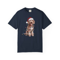 Load image into Gallery viewer, Christmas Poodle Shirt, Christmas Lights Dog Tee, Christmas Dog Tee, Poodle Mom Tshirt, Gift for Dog Lover, Poodle
