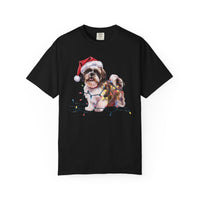 Load image into Gallery viewer, Christmas Shih Tzu Shirt, Christmas Lights Dog Tee, Christmas Dog Tee, Shih Tzu Mom Tshirt, Gift For Dog Lover, Shih Tzu
