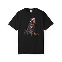 Load image into Gallery viewer, Doberman Pinscher Christmas Lights Shirt, Festive Holiday Tee for Dobie Lovers
