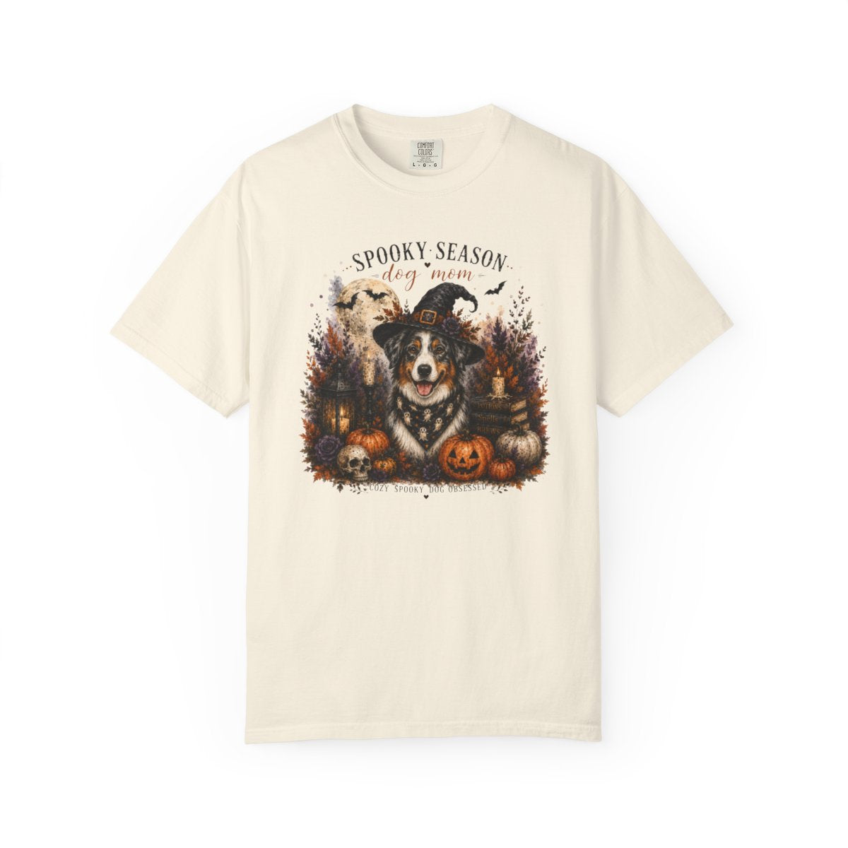 Australian Shepherd Spooky Season Dog Mom Halloween Shirt