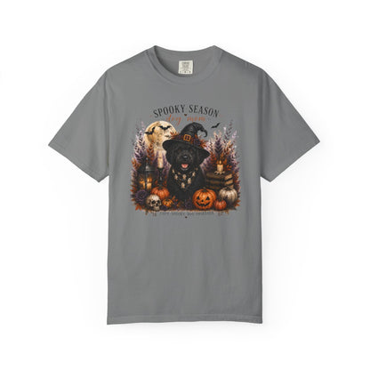 Black Portuguese Water Dog Spooky Season Dog Mom Halloween Shirt