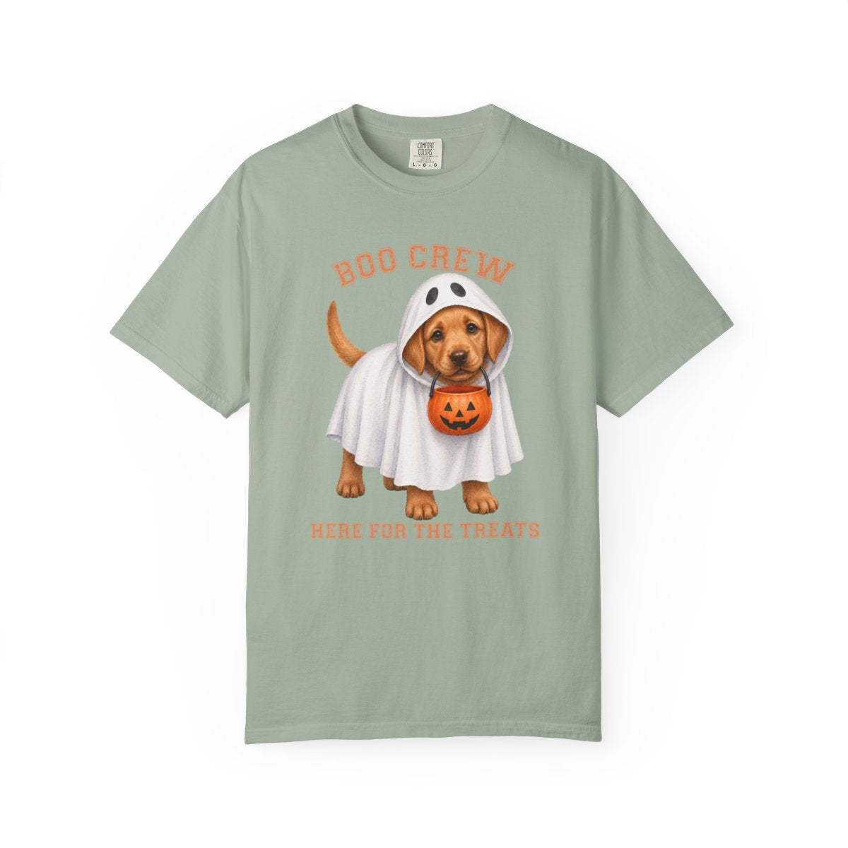 Fox Red Lab Boo Crew Halloween Shirt, Here for the Treats Dog Mom Tee