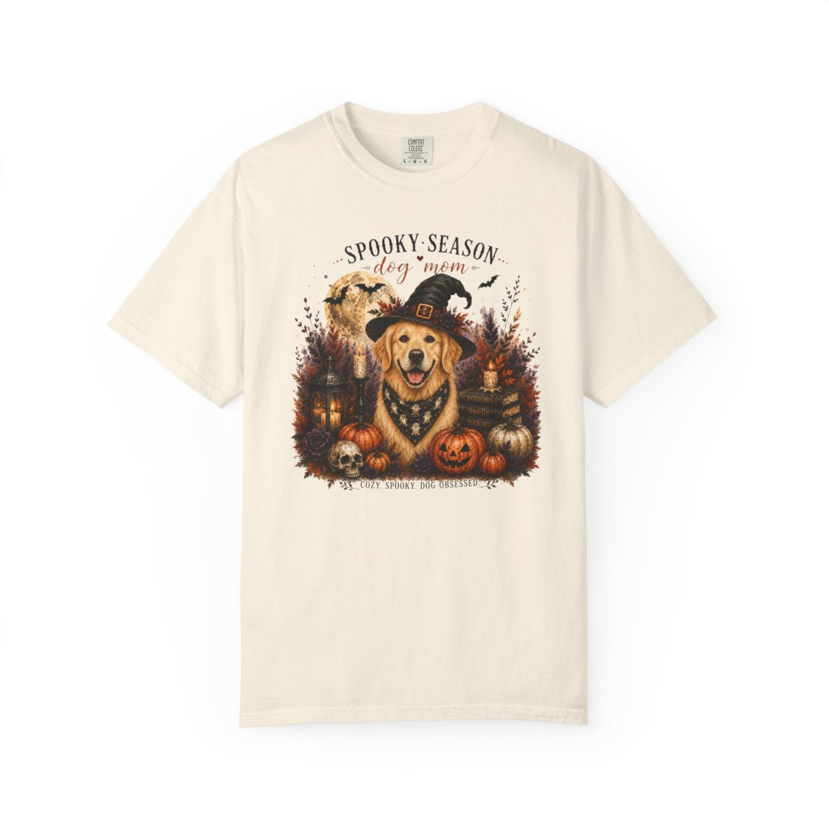 Golden Retriever Spooky Season Dog Mom Halloween Shirt