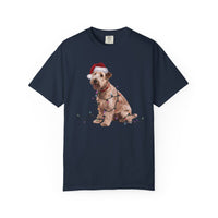 Load image into Gallery viewer, Christmas Soft Coated Wheaten Terrier Shirt, Christmas Lights Dog Tee, Christmas Dog, Terrier Mom Tee, Gift for Dog Lover, Terrier Tee
