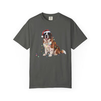 Load image into Gallery viewer, Christmas Saint Bernard Shirt, Christmas Lights Dog Shirt, Christmas Dog, Saint Bernard Mom Shirt, Gift for Dog Lover, Saint Bernard
