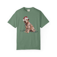 Load image into Gallery viewer, Christmas Soft Coated Wheaten Terrier Shirt, Christmas Lights Dog Tee, Christmas Dog, Terrier Mom Tee, Gift for Dog Lover, Terrier Tee
