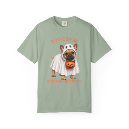 French Bulldog Boo Crew Halloween Shirt, Here for the Treats Dog Mom Tee