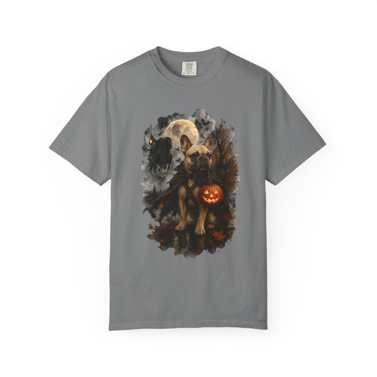 French Bulldog Headless Horseman Inspired Halloween Comfort Colors Shirt