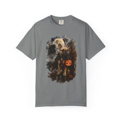 French Bulldog Headless Horseman Inspired Halloween Comfort Colors Shirt
