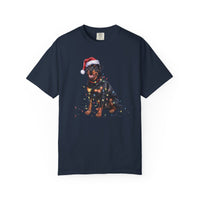 Load image into Gallery viewer, Christmas Rottweiler Shirt, Christmas Lights Dog Tee, Christmas Dog Tee, Rottweiler Mom Tshirt, Gift for Dog Lover, Rottweiler
