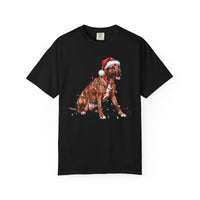 Load image into Gallery viewer, Rhodesian Ridgeback Christmas Lights Shirt, Festive Holiday Tee for Ridgeback Fans
