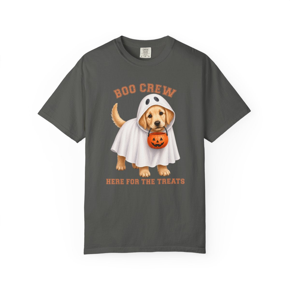 Golden Retriever Boo Crew Halloween Shirt, Here for the Treats Dog Mom Tee