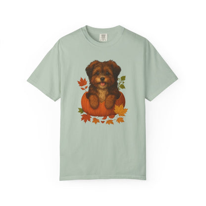 Havanese Pumpkin Fall Shirt, Cute Dog Lover Tee on Comfort Colors 1717