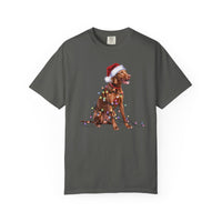 Load image into Gallery viewer, Vizsla Christmas Lights Shirt, Festive Holiday Tee for Bird Dog Lovers
