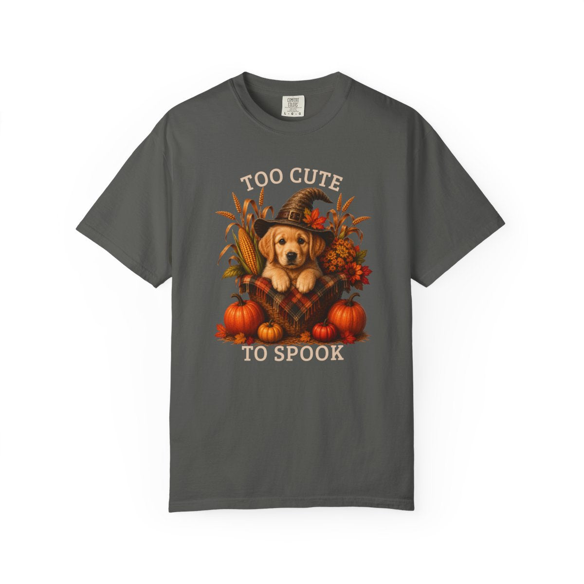 Golden Retriever Halloween Shirt, Too Cute To Spook Fall Dog Lover Tee