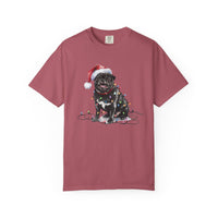 Load image into Gallery viewer, Christmas Pug Shirt, Christmas Lights Dog Tee, Christmas Dog Tee, Pug Mom Tshirt, Gift for Dog Lover, Pug
