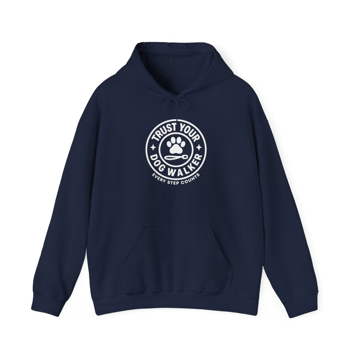 Dog Walker Hoodie, Pet Lover Sweatshirt, Cozy Funny Gift for Dog Walkers, Unisex Apparel, Step Counter Sweater