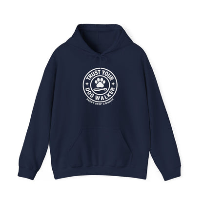 Dog Walker Hoodie, Pet Lover Sweatshirt, Cozy Funny Gift for Dog Walkers, Unisex Apparel, Step Counter Sweater