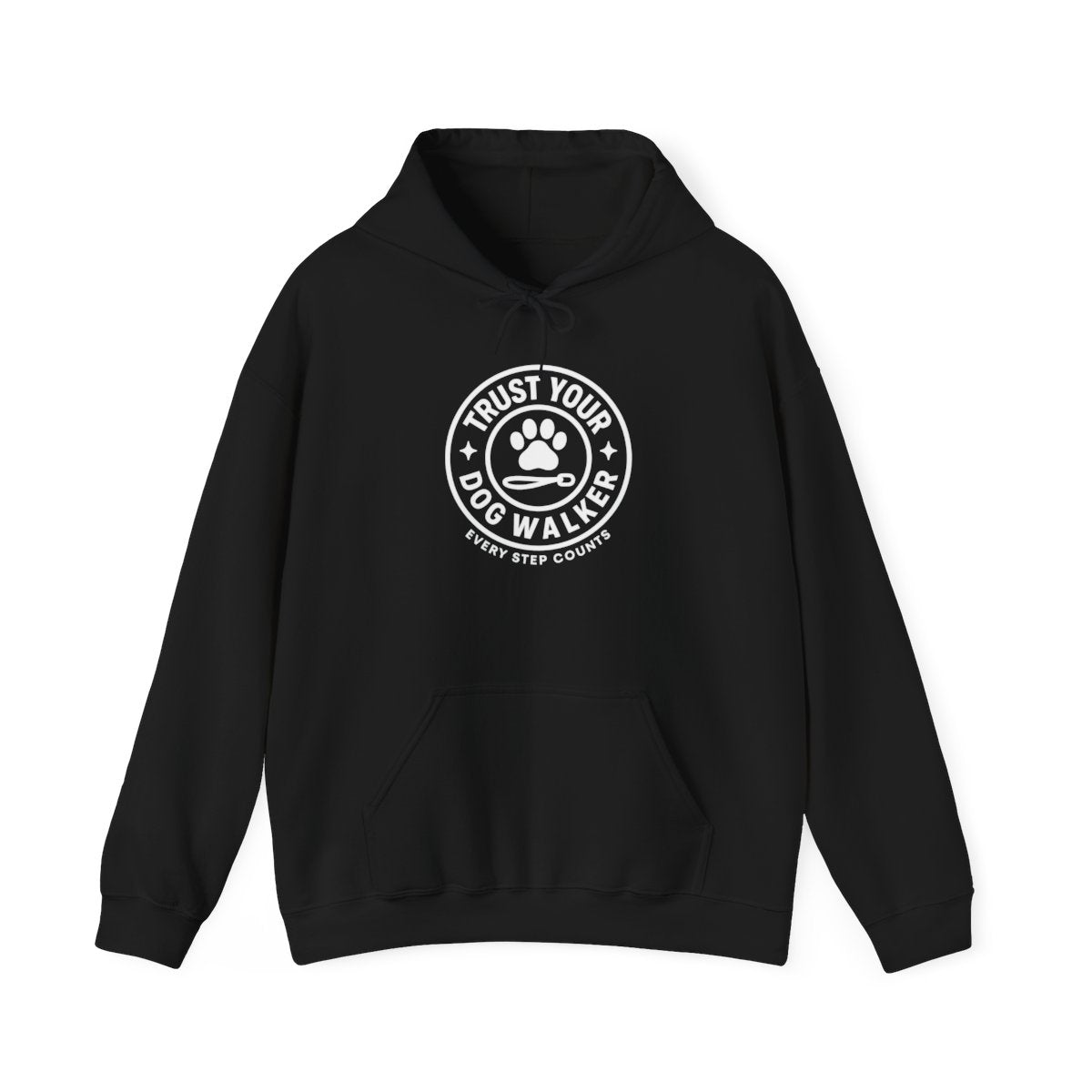 Dog Walker Hoodie, Pet Lover Sweatshirt, Cozy Funny Gift for Dog Walkers, Unisex Apparel, Step Counter Sweater