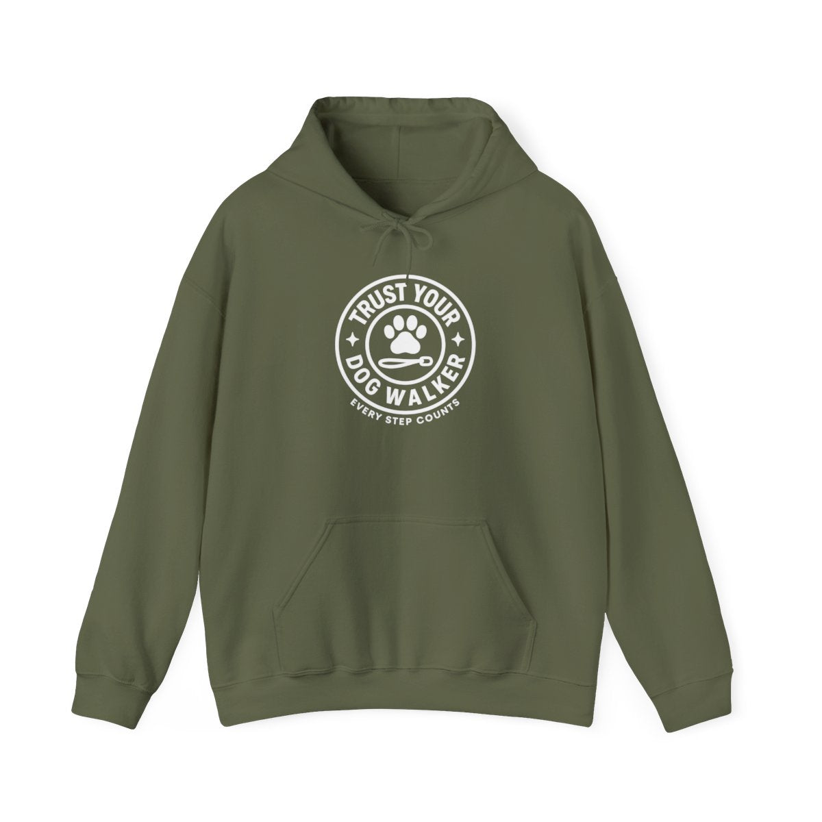 Dog Walker Hoodie, Pet Lover Sweatshirt, Cozy Funny Gift for Dog Walkers, Unisex Apparel, Step Counter Sweater
