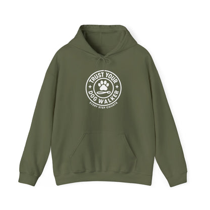 Dog Walker Hoodie, Pet Lover Sweatshirt, Cozy Funny Gift for Dog Walkers, Unisex Apparel, Step Counter Sweater