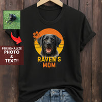 Load image into Gallery viewer, Personalized Watercolor  Dog Mom-Shirt – Custom Pet Name Tee with Dog Portrait – Gift for Dog Lovers &amp; Pet Moms
