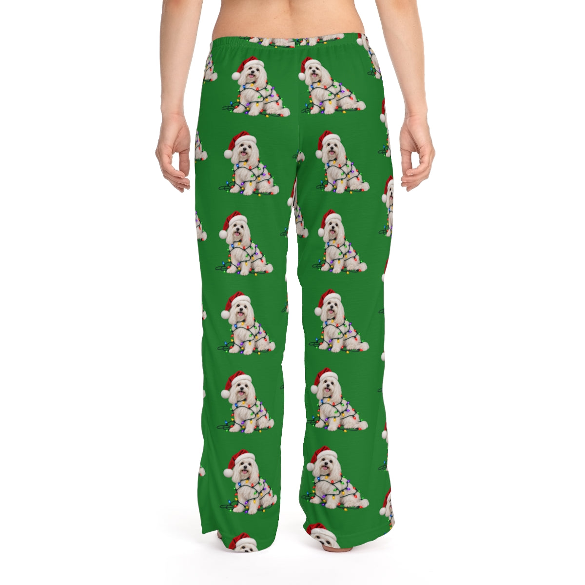 Maltese Christmas Pajama Pants