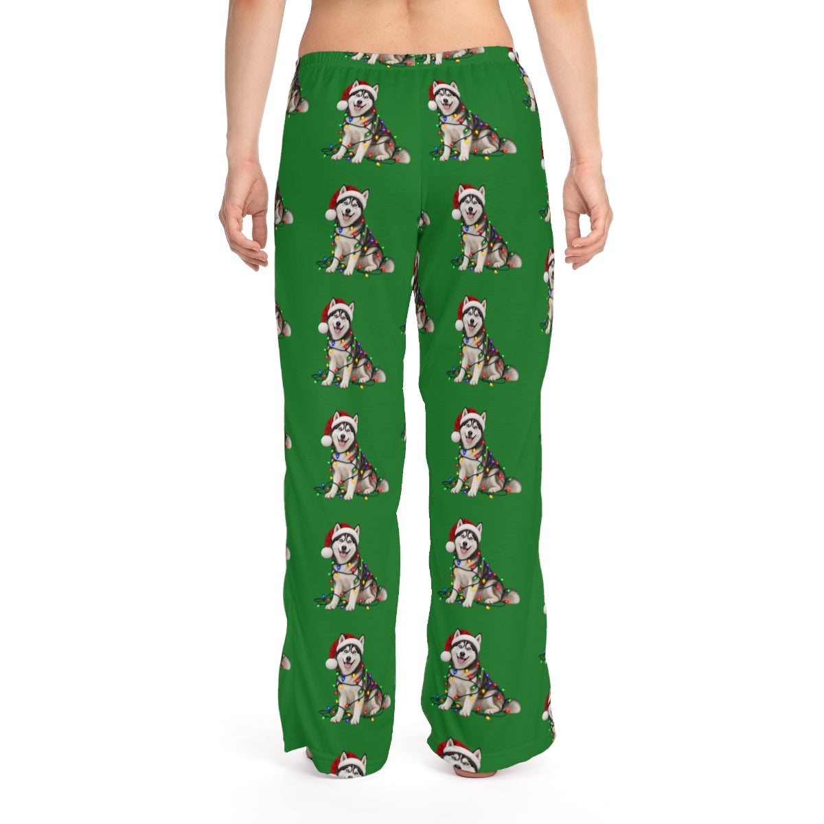 Siberian Husky Christmas Pajama Pants