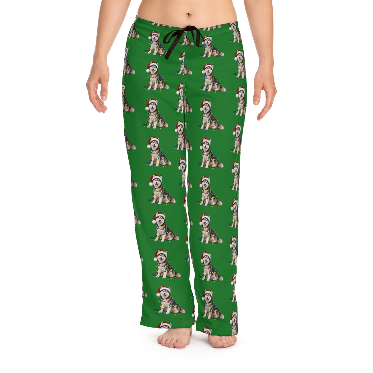 Siberian Husky Christmas Pajama Pants