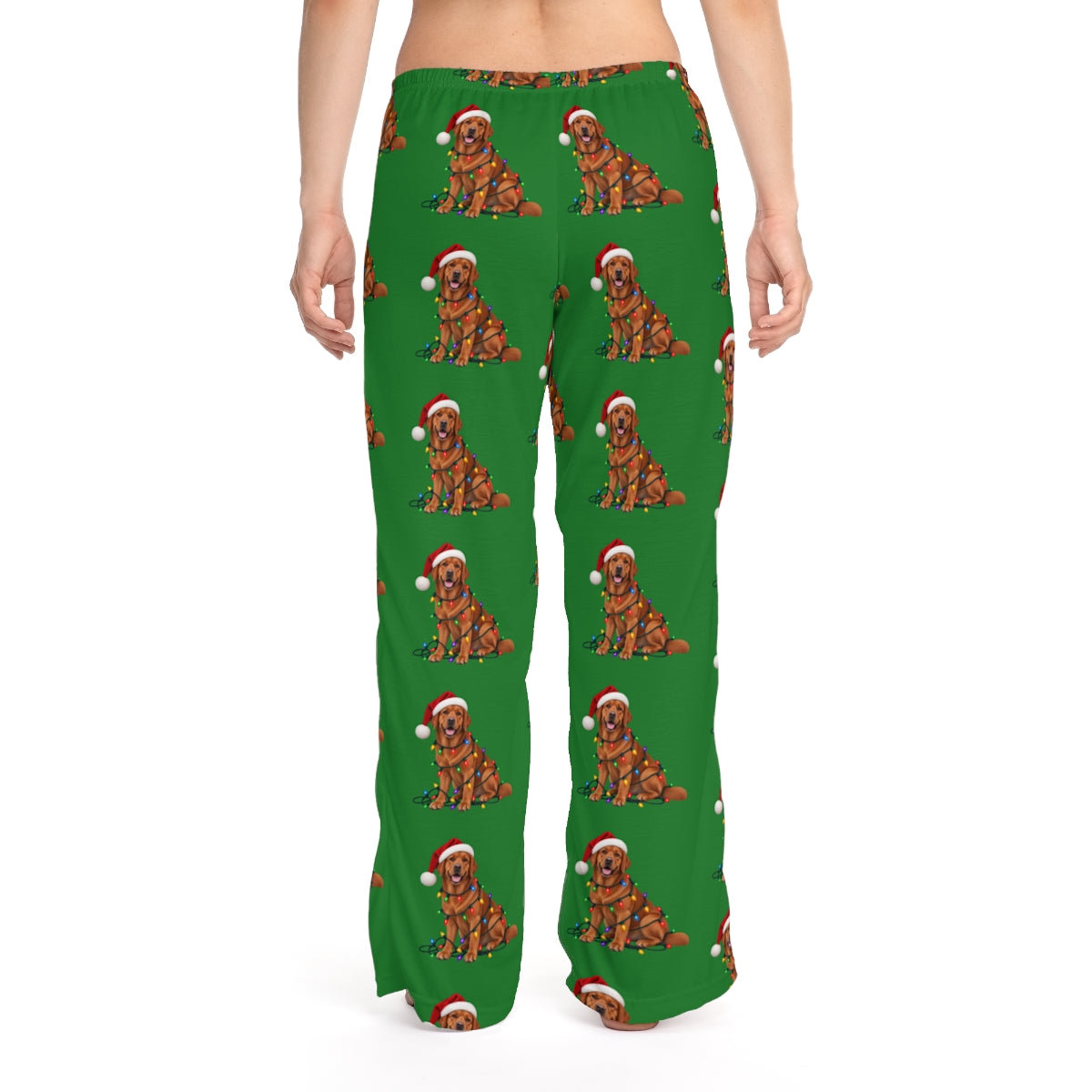 Fox Red Labrador Christmas Pajama Pants
