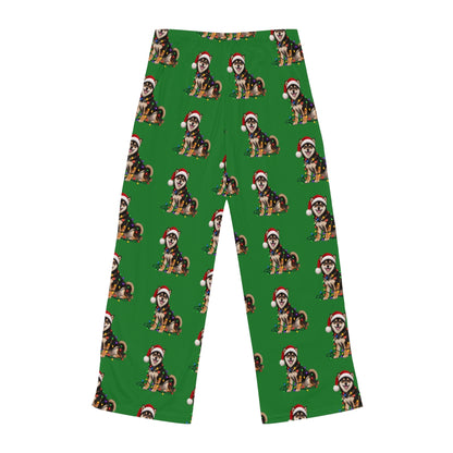 Black Shiba Inu Christmas Pajama Pants