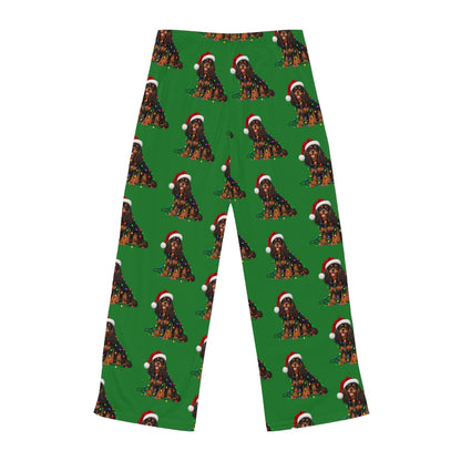Black and Tan Cavalier Christmas Pajama Pants