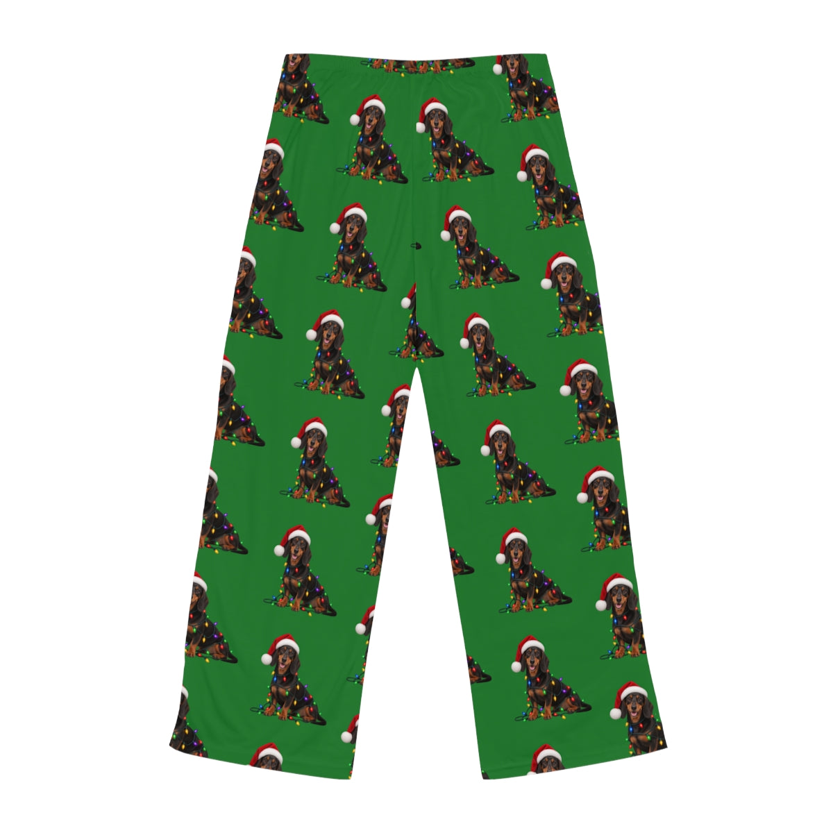 Black and Tan Dachshund Christmas Pajama Pants